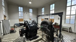 Maschinenhalle 2x Francis Spiralturbinen Wasserschlössle