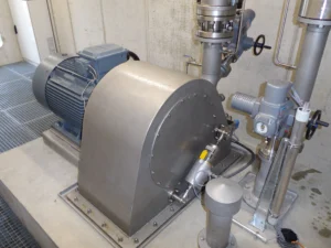 Pelton Trinkwasser Turbine mit Strahlablenker