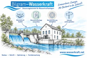 Schaubild W asserkraft kaufen Wasserkraftanlage verpachten bilgram