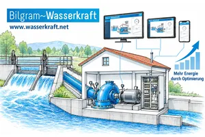 Schaubild Wasserkraft optimieren